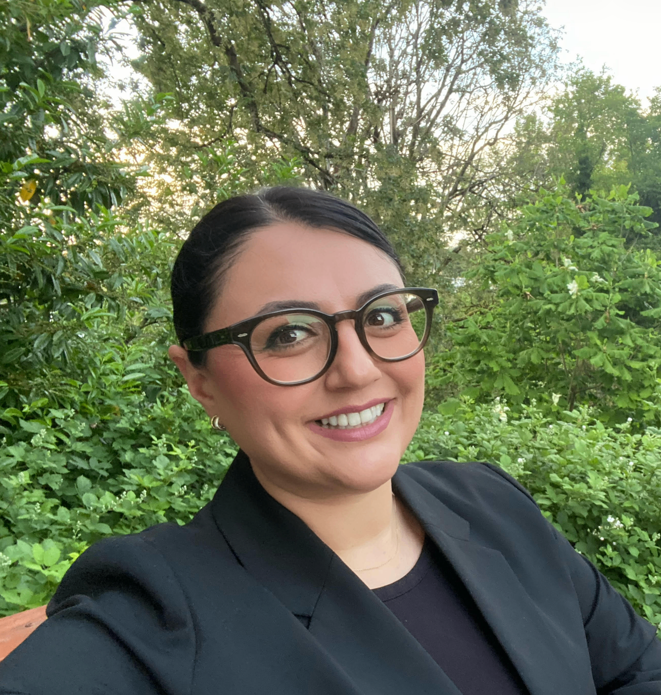 Portrait of Ani Okkasian-David, founder of Trace Narrative Studio